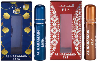 

Al Haramain 212 & Safa Fragrance Roll On Attar Combo Pack of 2 x 10 ml Floral Attar(Floral)