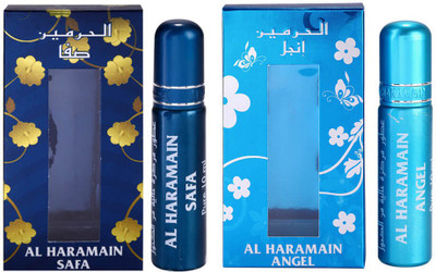 

Al Haramain Safa & Angel Fragrance Roll On Attar Combo Pack of 2 x 10 ml Floral Attar(Floral)