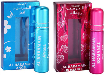 

Al Haramain Angel & Romance Fragrance Roll On Attar Combo Pack of 2 x 10 ml Floral Attar(Floral)