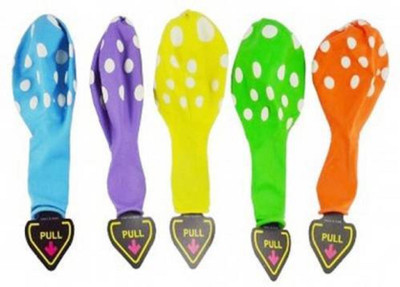 

Toy Jumble Printed Pack of 5 Polka Dot Led Multicolor Balloons with Lighting and Glowing Effect for Parties Balloon(Multicolor, Pack of 5)