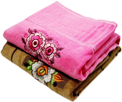 Space Fly Terry Cotton 450 GSM Bath Towel Set(Pack of 2)