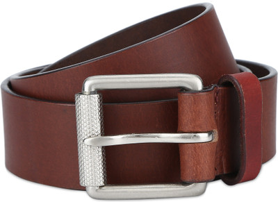 

Parx Men Brown Genuine Leather Belt, Dark brown