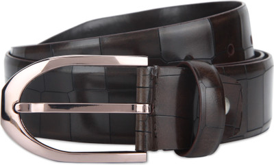 

Raymond Men Brown Genuine Leather Belt, Dark brown