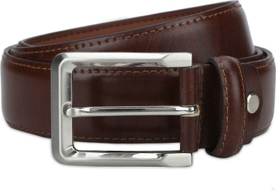 

Park Avenue Men Brown Genuine Leather Belt, Dark brown