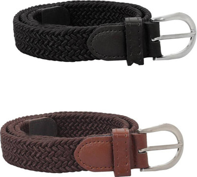 

Sulit Men & Women Casual, Evening, Formal, Party Black, Brown Canvas Belt