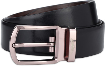 

Park Avenue Men Black Genuine Leather Belt, Multicolor