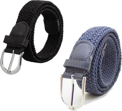 

Sulit Men & Women Casual, Evening, Formal, Party Black, Blue Canvas Belt