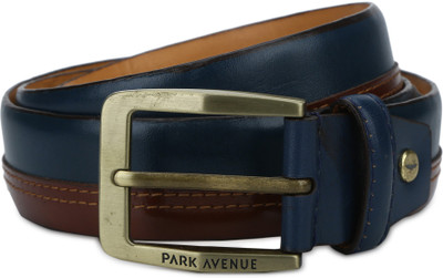 

Park Avenue Men Blue Genuine Leather Belt, Dark blue