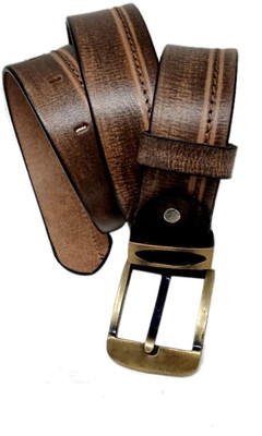 

Buffy Men Brown Genuine Leather Belt, Brown13-5