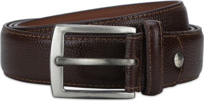

Park Avenue Men Brown Genuine Leather Belt, Dark brown