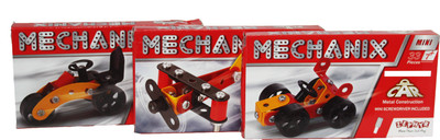 

Zephyr Pack of 3 Tractor Car Plane(Multicolor)