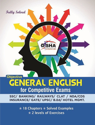 Objective General English for Competitive Exams - Ssc/Banking/Rlwys/Clat/Nda/Cds/Hotel Mgmt./B.Ed(English, Paperback, Disha Experts)