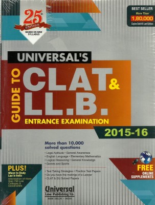 Guide to CLAT & LL.B. Entrance Examination(English, Paperback, unknown)