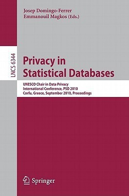 Privacy in Statistical Databases(English, Paperback, unknown)