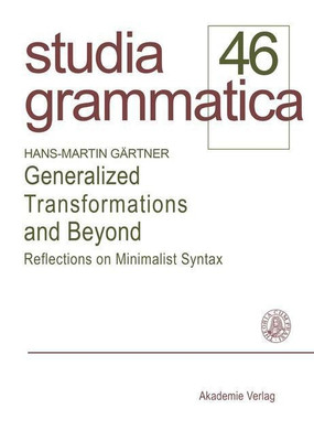 Generalized Transformations and Beyond(German, Paperback, Gaertner Hans-Martin)