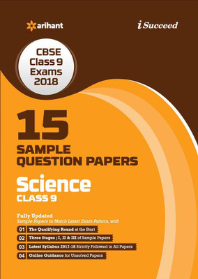 15 Sample Question Paper Science Class 9th Cbse(English, Paperback, unknown)
