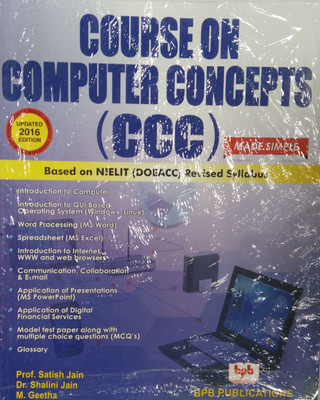 Course on Computer Concepts (CCC) Made Simple(English, Paperback, Jain Satish)