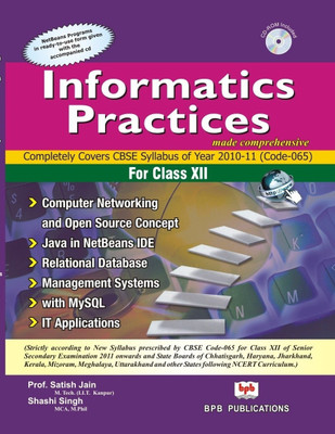 Informatics Practices Practices Made Comprehensive For Class XII(English, Paperback, Jain S.)