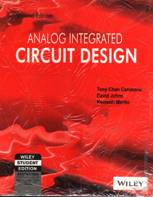 Analog Integrated Circuit Design Isv(English, Paperback, Carusone Chan)