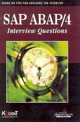 Sap Abap/4, Interview Questions: Hands on for Cracking the Interview(English, Paperback, Kogent Learning Solutions)