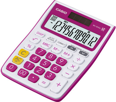 

Casio MJ-12VCB-RD Desktop Basic Calculator(12 Digit), Red