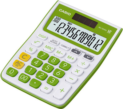 CASIO MJ-12VCB-GN Desktop Basic  Calculator(12 Digit)
