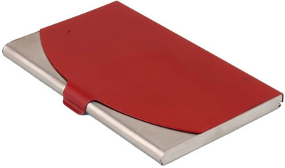 

Yorick ATM/Visiting/Credit Card Holder for Men & Women 6 Card Holder(Set of 1, Red)