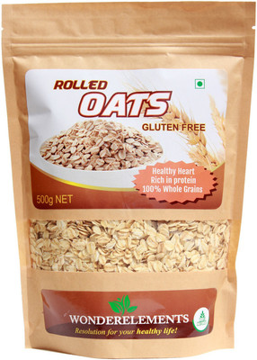 

Wonderelements Gluten Free Rolled Oats Oats 500G(500 g, Pouch)