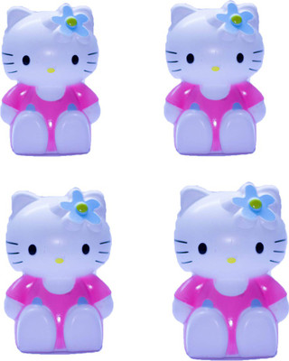 

Shopkooky Piggy bank hello kitty cartoon character/ Pack of 4/ Gift online/ Birthday gift/ Return gift Coin Bank(Multicolor)