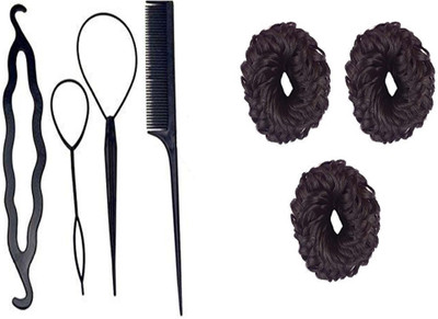 

S R Enterprises hair diy kit hair roller Judah set accessories (pack of PCs)(Set of 6)