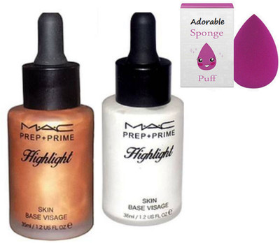 

Adorable sponge puff, mac prep+prime highlight(Set of 3)
