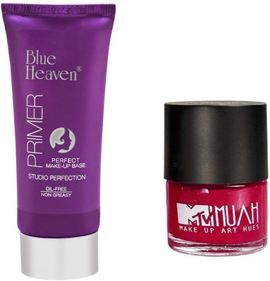 

Blue Heaven primer & MUAH Nail Polish(Set of 2)