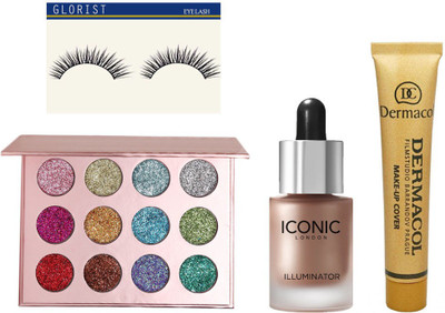 

glorist eyelash,Dermacol with illuminator(Set of 4)