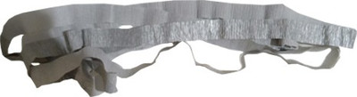 

kubergift Silver Decoration ribbon silver - 12