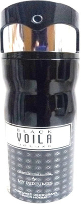 

PARFUMDELUXE BLACK VOILA DELUXE Deodorant Spray - For Men(200 ml)