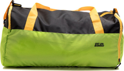 

Get Un-Barred Gym Duffle Bag With Shoe Compartment Travel Duffel Bag(Black, Green)