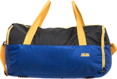 

Get Un-Barred Gym Duffle Bag With Shoe Compartment Travel Duffel Bag(Black, Blue)
