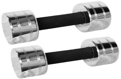 

Faiydashop 2 Kg * 2 Pcs STEEL CHROME PLATED Fixed Weight Dumbbell(4 kg)