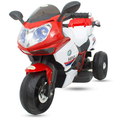 

Baybee Racing Battery Operated Ride on Bike / Ride On Motorcycle, 6V Battery Powered 3 Wheels Electric Bicycle, Ride On Vehicle for Kids - Red Bike Battery Operated Ride On(Multicolor)