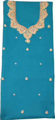 Vrinde Wool Embroidered Salwar Suit Material