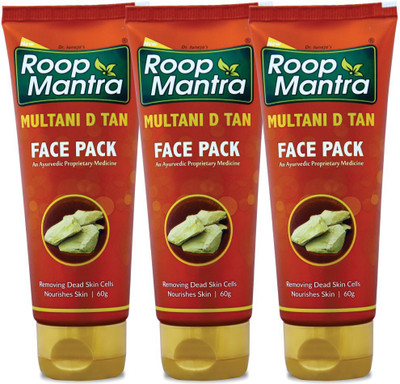 

Roop Mantra Multani D TAN Face Pack 60gm, Pack of 3(60 g)