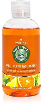 

Estrella Deep Clean Face wash with Lemon Satsuma and Holy Basil Face Wash(200 ml)