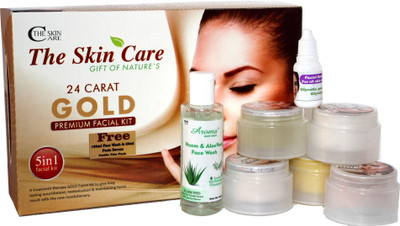 

The Skin Care 24 Carat Gold Premium Facial Kit 600
