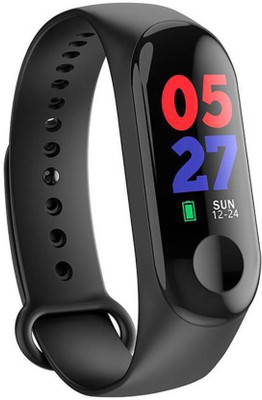 

AMJ Smart Band Watch Sport Wristband Activity Tracker Blood Pressure Fitness Band(Black)