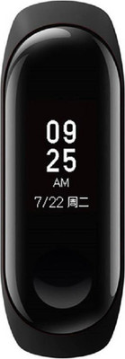 

AMJ GENUINE M3 Smart Band Watch Sport Wristband Activity Tracker Blood Pressure Fitness Band(Black)