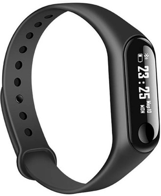 

AMJ GENUINE M3 Smart Band Watch Sport Wristband Activity Tracker Blood Pressure Fitness Band(Black)