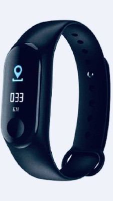 

AMJ GENUINE M3 Smart Band Watch Sport Wristband Activity Tracker Blood Pressure Fitness Band(Black)