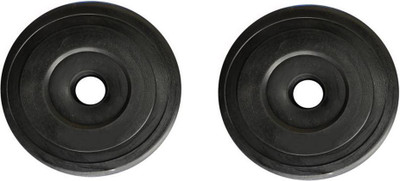 

Faiydashop 2 kg * 2 Pcs PVC Plates Black Weight Plate(4 kg)