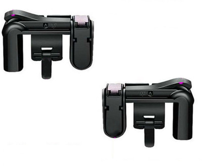 

LIFEMUSIC Pubg Mobile Game Trigger, Gamers 1 Pair Sensitive Game Triggers for PUBG/Knives Out/Rules of Survival L1R1 Game Joysticks for Android iOS Phones Gaming Accessory Kit(Black, For Android, iOS)