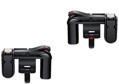 

LIFEMUSIC PUBG Sensitive Shoot/Aim Buttons L1 R1 Trigger Mobile Game Controller for Andriod & IOS Gaming Accessory Kit(Black, For Android, iOS)